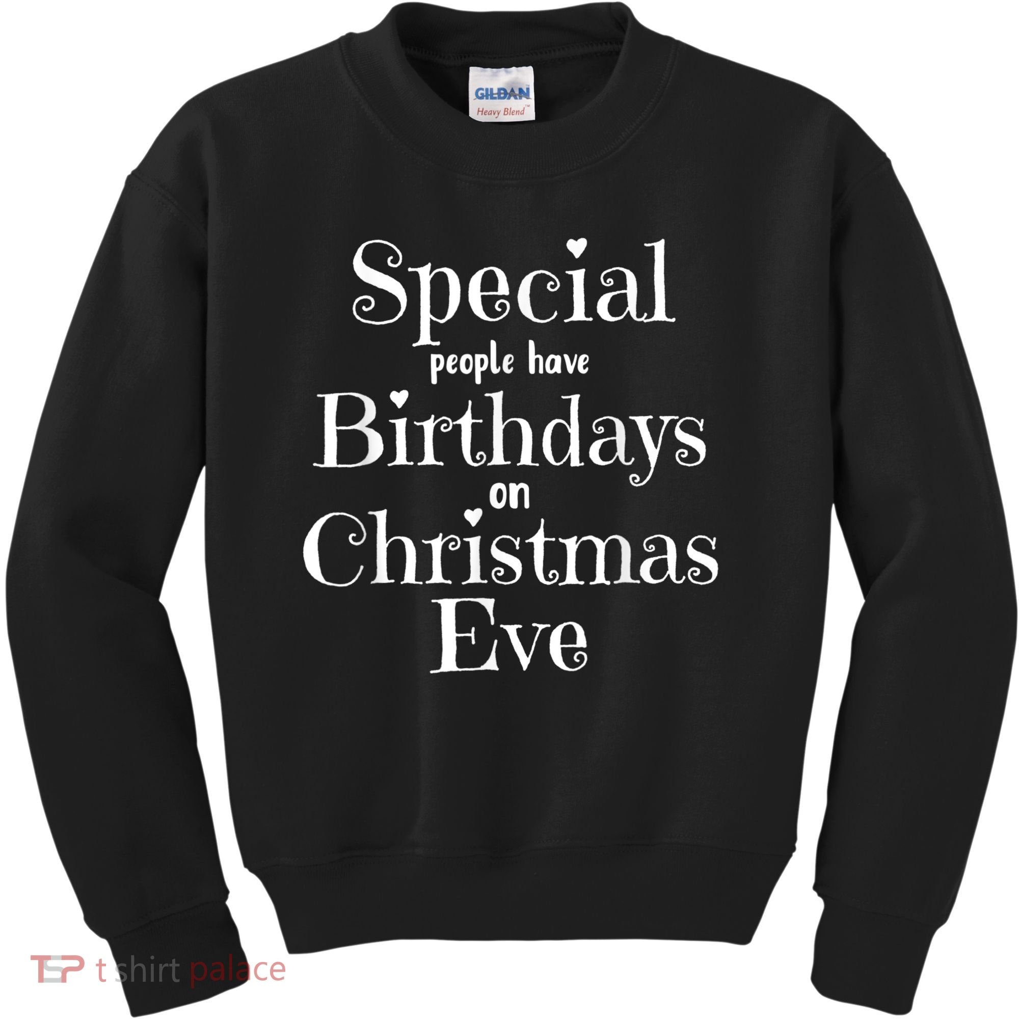 Cute Funny Christmas Eve Birthday December 24th Birthday Kids Sweatshirt