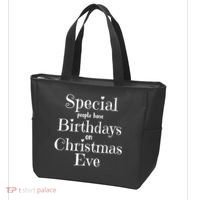 Cute Funny Christmas Eve Birthday December 24th Birthday Tote Bag thumb 3
