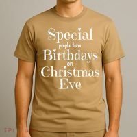 Cute Funny Christmas Eve Birthday December 24th Birthday T-Shirt thumb 3