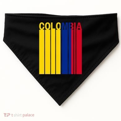 Colombia Flag USA-Made Doggie Bandana