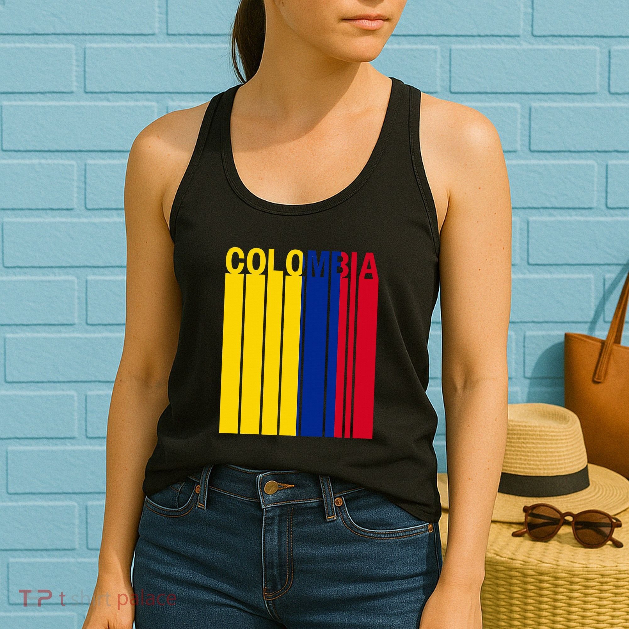 Colombia Flag Women's Tank Top