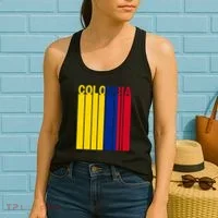 Colombia Flag Women's Tank Top thumb 2
