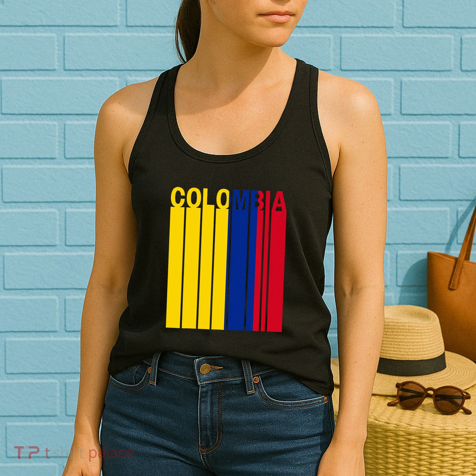 Colombia Flag Women's Tank Top