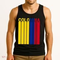Colombia Flag Tank Top thumb 3