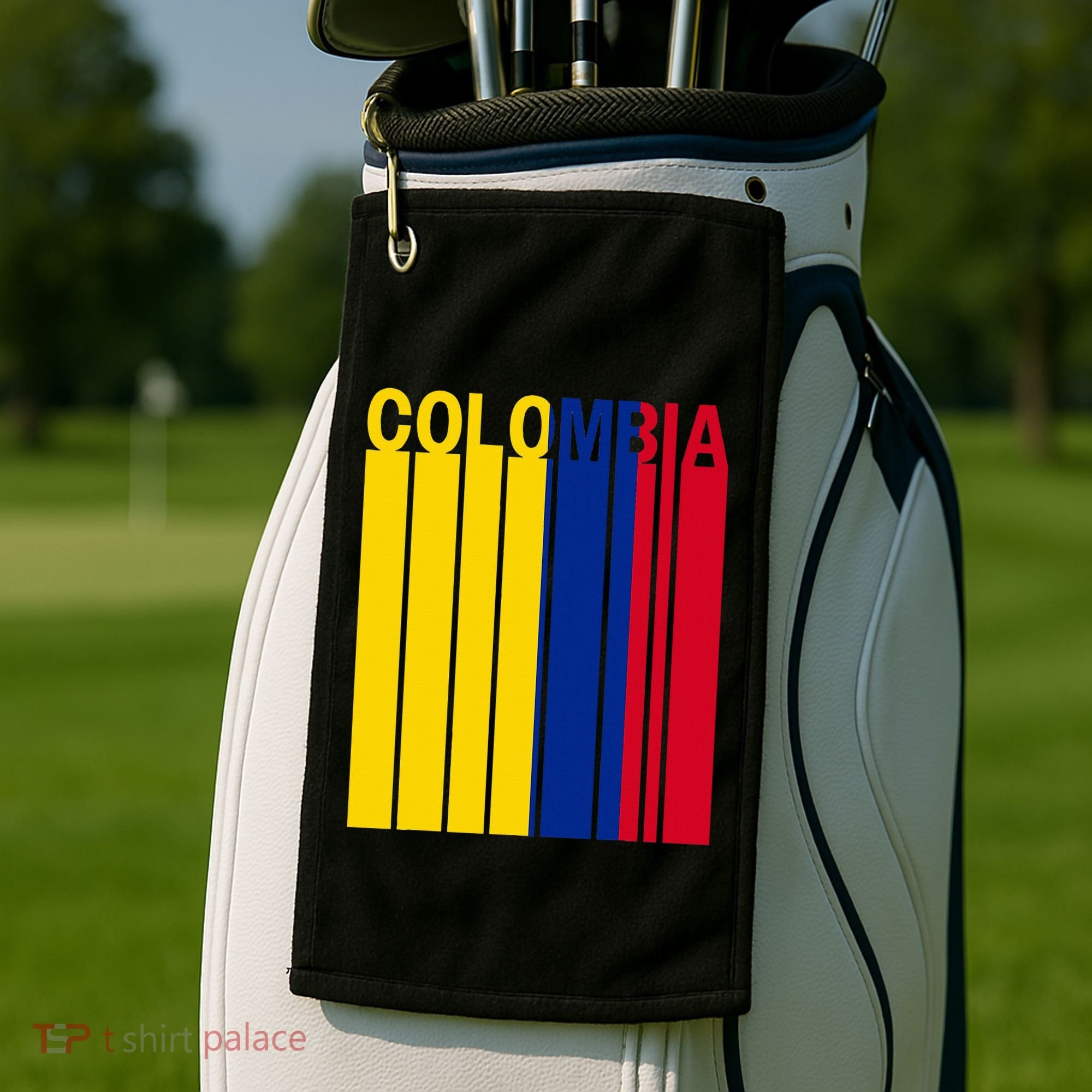 Colombia Flag Golf Towel