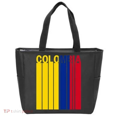 Colombia Flag Tote Bag