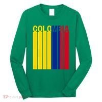 Colombia Flag Long Sleeve Shirt thumb 0