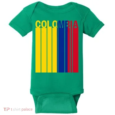 Colombia Flag Baby Bodysuit