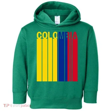 Colombia Flag Toddler Hoodie