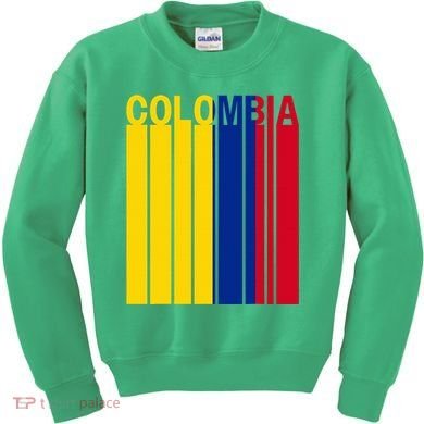 Colombia Flag Kids Sweatshirt
