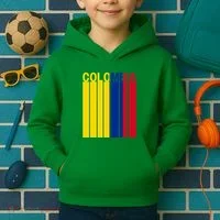 Colombia Flag Kids Hoodie thumb 2