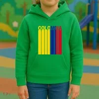 Colombia Flag Kids Hoodie thumb 3