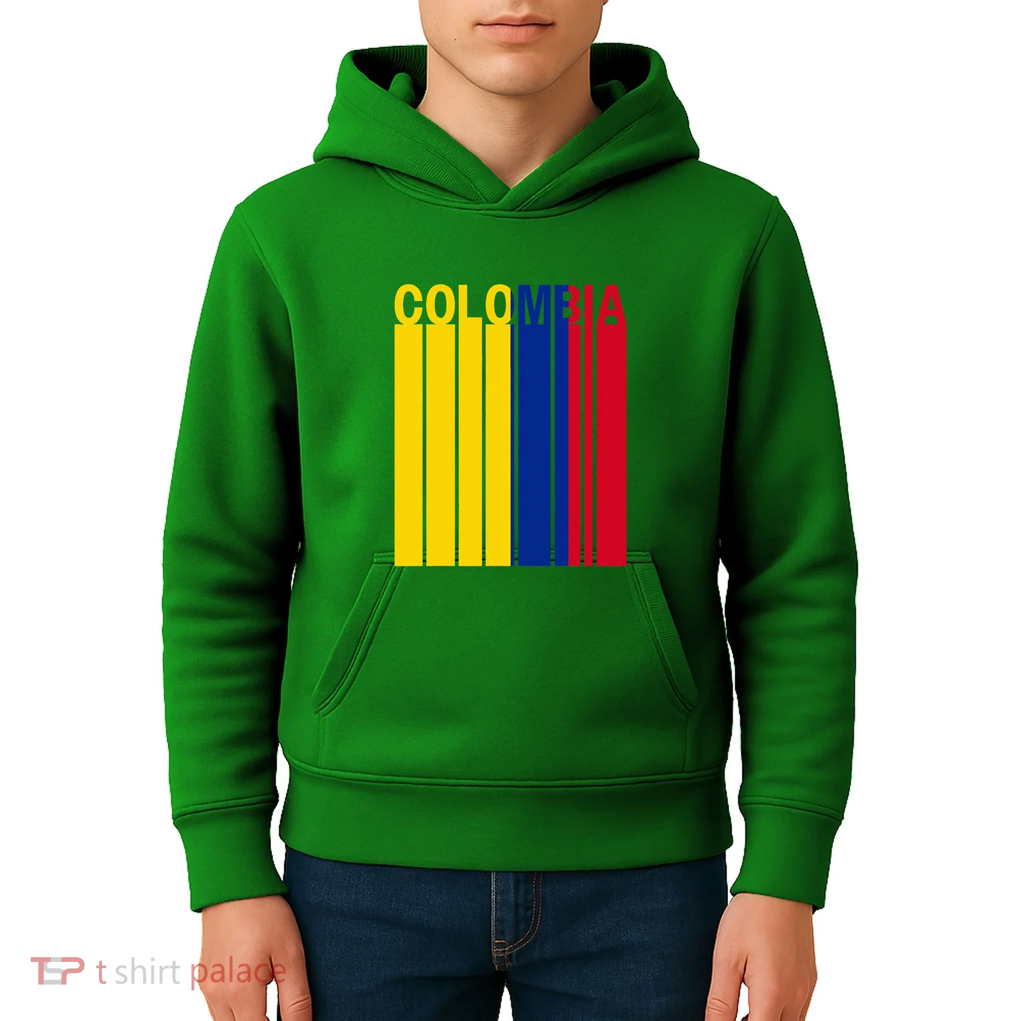 Colombia Flag Kids Hoodie