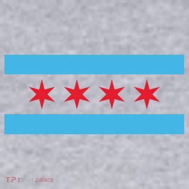 Chicago Flag Women's Racerback Cropped Tank