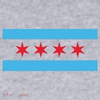 Chicago Flag Women's Racerback Cropped Tank thumb 2