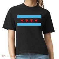 Chicago Flag Comfort Colors Boxy T-Shirt thumb 0