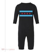 Chicago Flag Infant Fleece One Piece thumb 0
