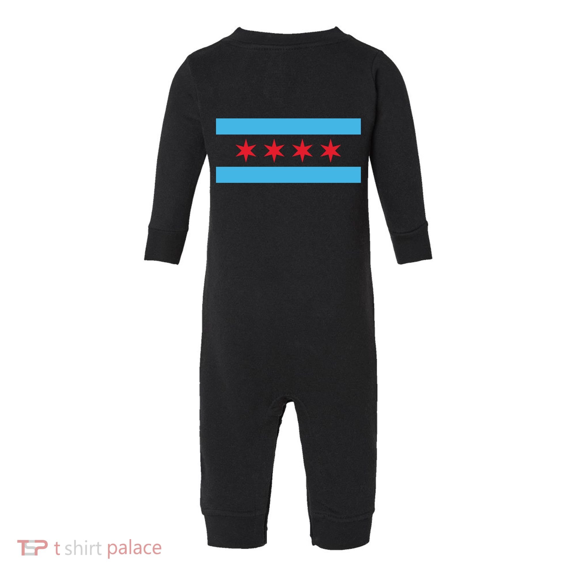 Chicago Flag Infant Fleece One Piece