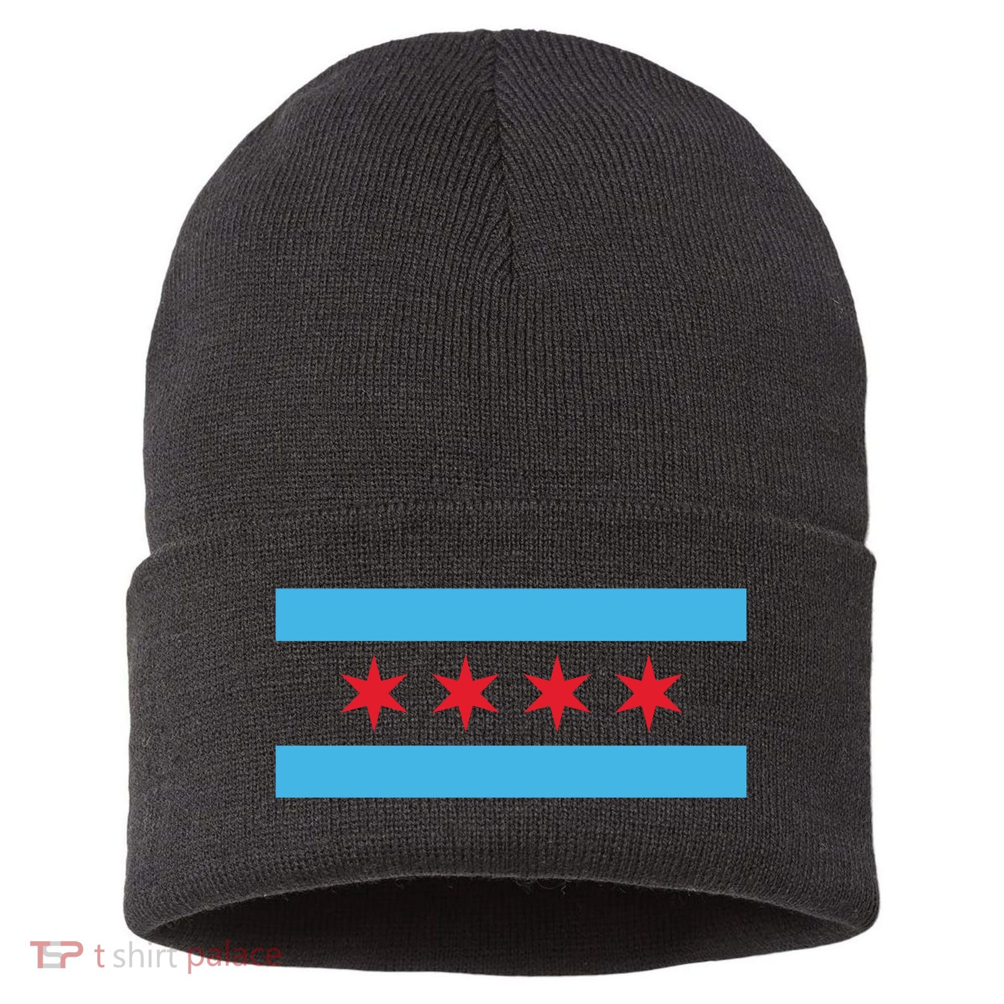 Chicago Flag Sustainable Knit Beanie