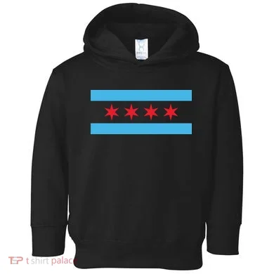 Chicago Flag Toddler Hoodie