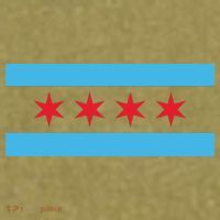 Chicago Flag Garment-Dyed Women's Muscle Tee thumb 6