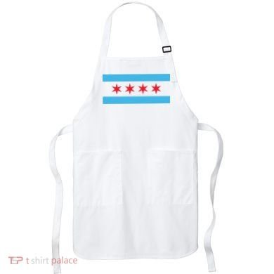 Chicago Flag Apron