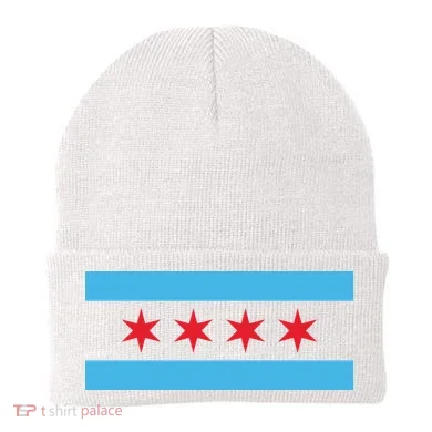 Chicago Flag Beanie