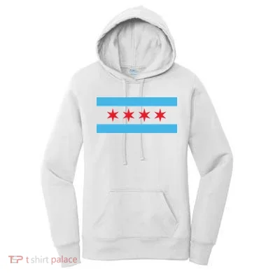 Chicago Flag Women's Hoodie