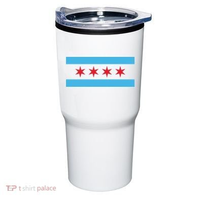 Chicago Flag Tumbler