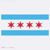 Chicago Flag Tall Hoodie thumb 2