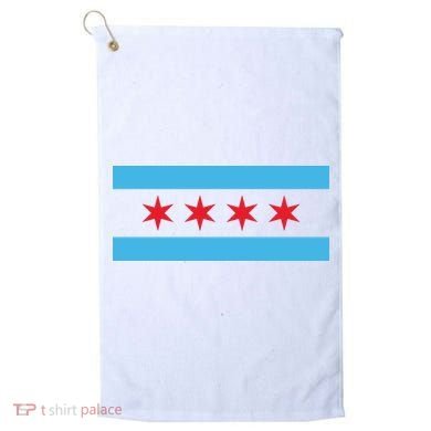 Chicago Flag Golf Towel