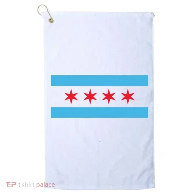 Chicago Flag Golf Towel