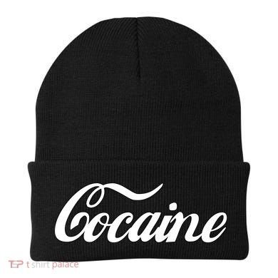 Cocaine Funny Beanie