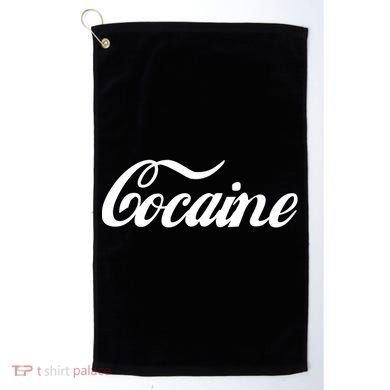 Cocaine Funny Golf Towel