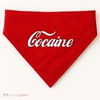 Cocaine Funny USA-Made Doggie Bandana thumb 0