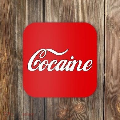 Cocaine Funny Coaster
