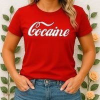 Cocaine Funny Women's T-Shirt thumb 2