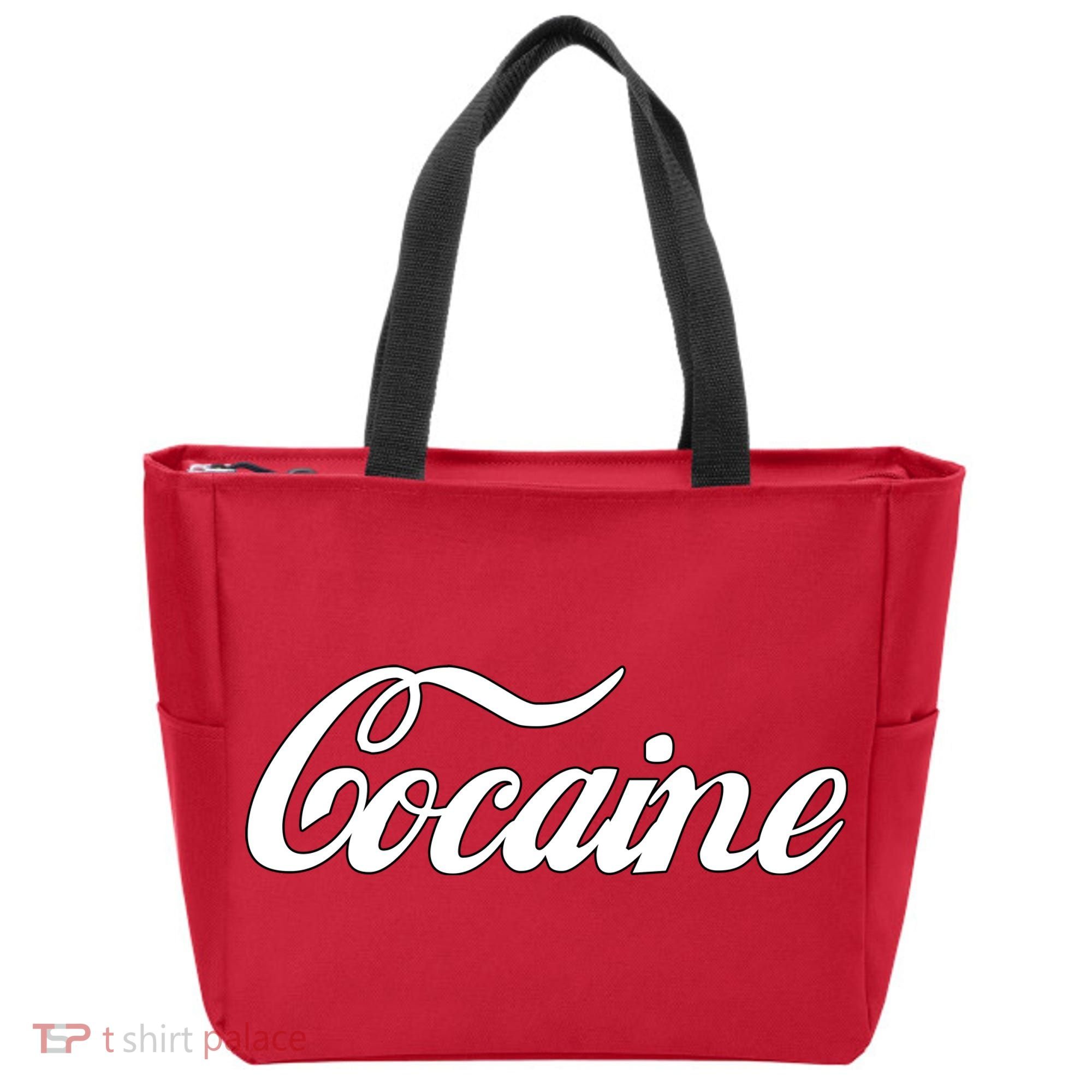 Cocaine Funny Tote Bag