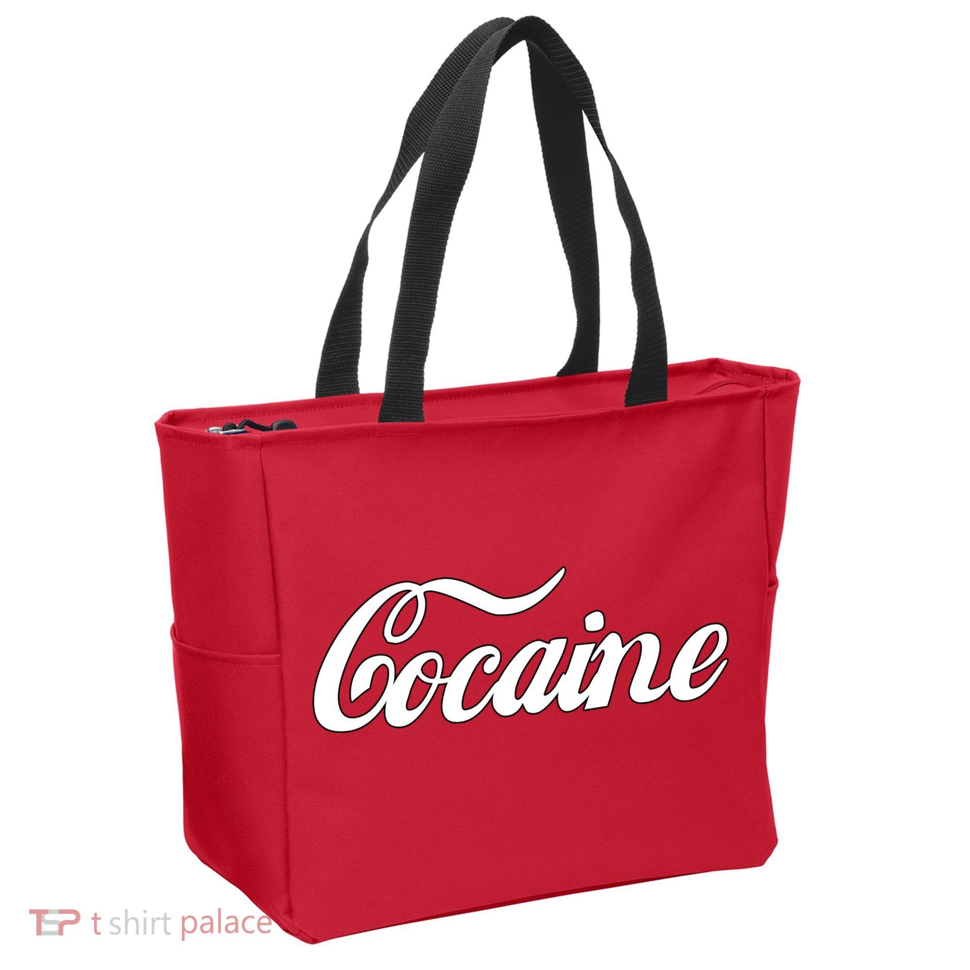 Cocaine Funny Tote Bag