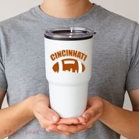Cincinnati Football Tumbler thumb 2