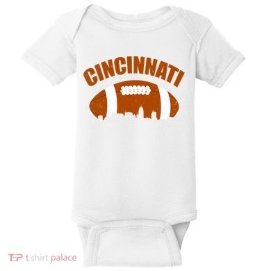 Cincinnati Football Baby Bodysuit