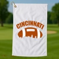 Cincinnati Football Golf Towel thumb 1