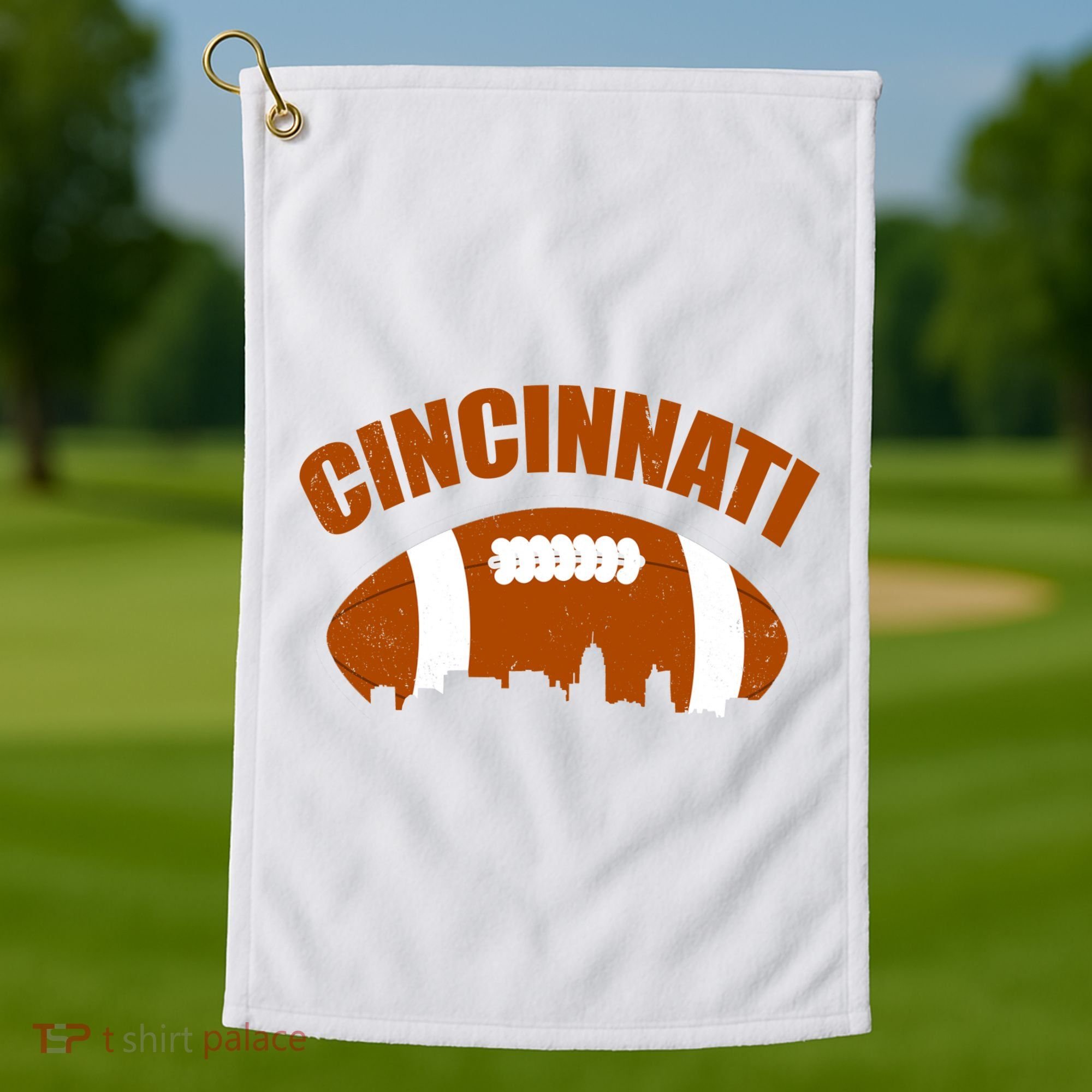 Cincinnati Football Golf Towel
