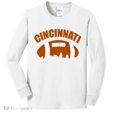 Cincinnati Football Kids Long Sleeve Shirt