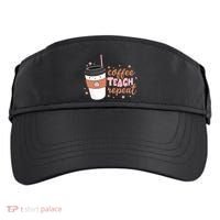 Cute Funny Coffee Teach Repeat Teacher Life Coffee Lover Adult Drive Performance Visor thumb 0