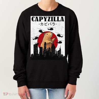 Capybara Funny Capybara Rodent Capyzilla Funny Women's Sweatshirt