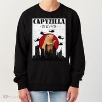 Capybara Funny Capybara Rodent Capyzilla Funny Women's Sweatshirt thumb 0
