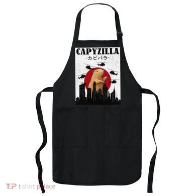 Capybara Funny Capybara Rodent Capyzilla Funny Apron