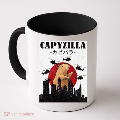 Capybara Funny Capybara Rodent Capyzilla Funny Coffee Mug