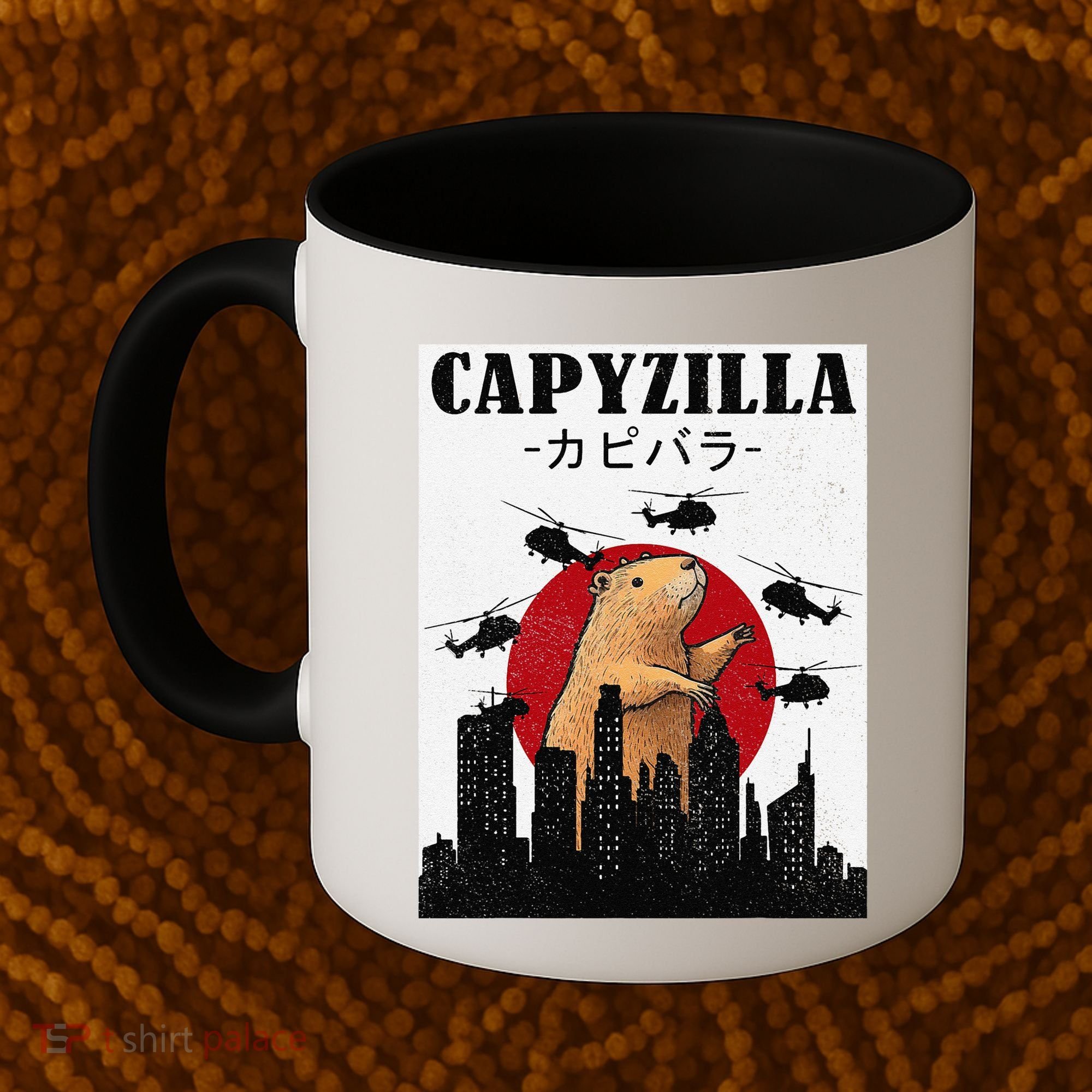 Capybara Funny Capybara Rodent Capyzilla Funny Coffee Mug